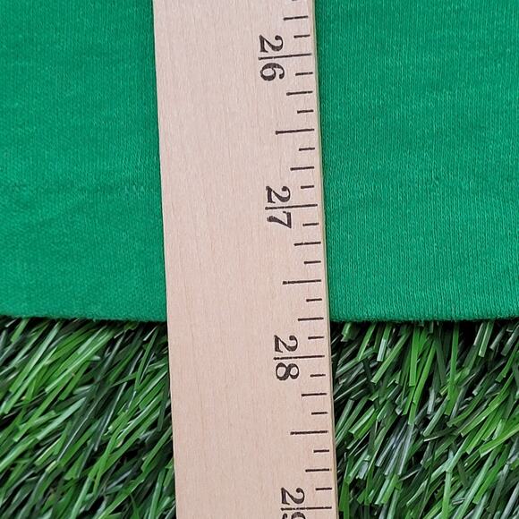 Vintage 90s 417 Van-Heusen Polo Shirt L/XL 22x28 Green - Picture 5 of 13